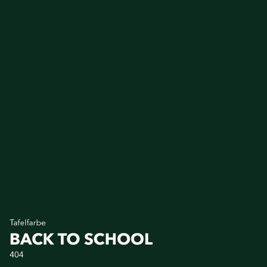 Tafelfarbe Back to School Farbtonbild