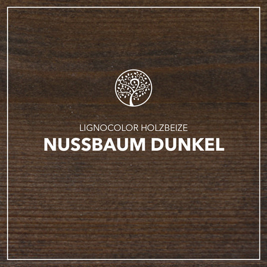 Holzbeize Nussbaum dunkel Farbtonbild