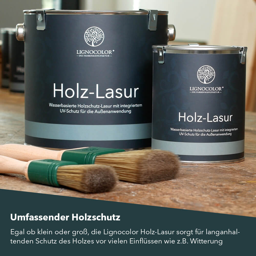 Holzlasur Dosen mit den wichtigsten Eigenschaften.