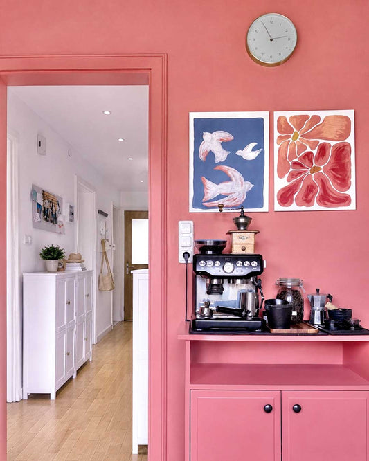 Wandfarbe Altrosa