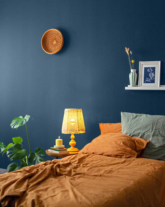 Wandfarbe Midnight Blue