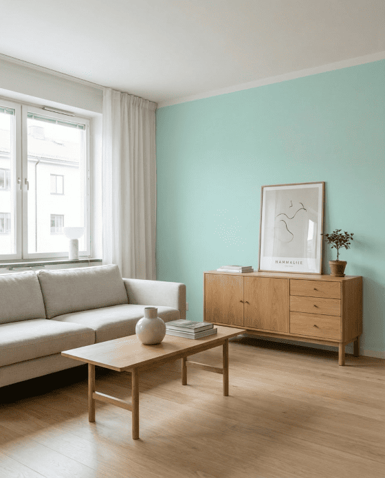 Wandfarbe Mint