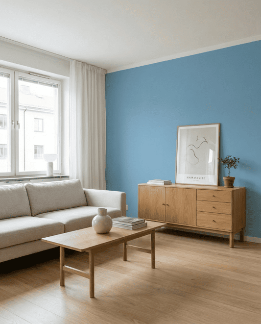 Wandfarbe Sky Blue