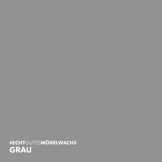 Farbtonbild des Lignocolor Möbelwachs Grau
