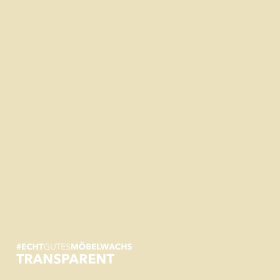 Farbtonbild des Lignocolor Möbelwachs Transparent