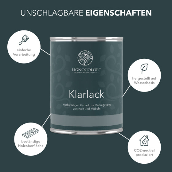 Eigenschaften des Lignocolor Klarlacks