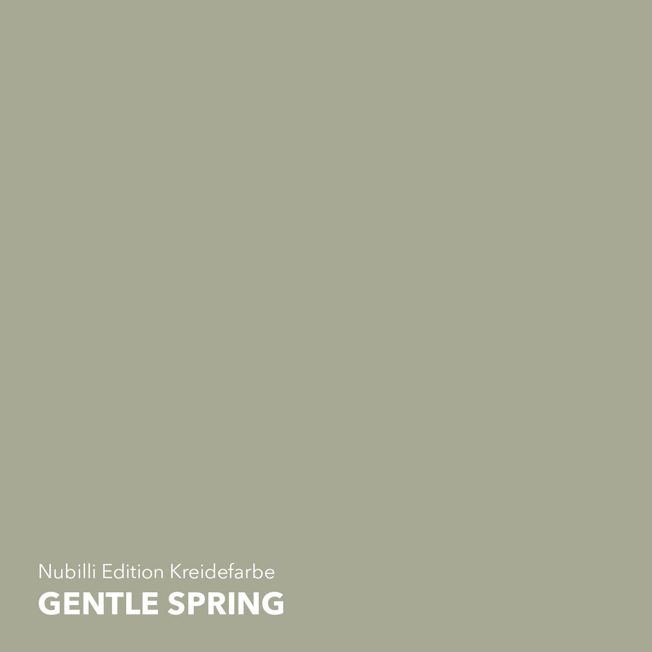Heller, gelbstichiger Grünton Gentle Spring aus der Nubilli Edition