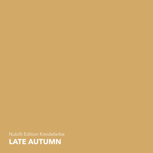 Dunkler, warmer Gelbton Late Autumn aus der Nubilli Edition