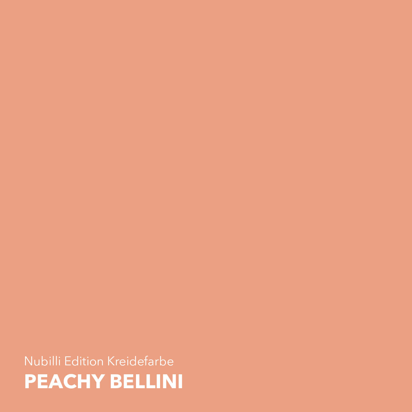 Weicher, pfirsichfarbener Ton Peachy Bellini aus der Nubilli Edition
