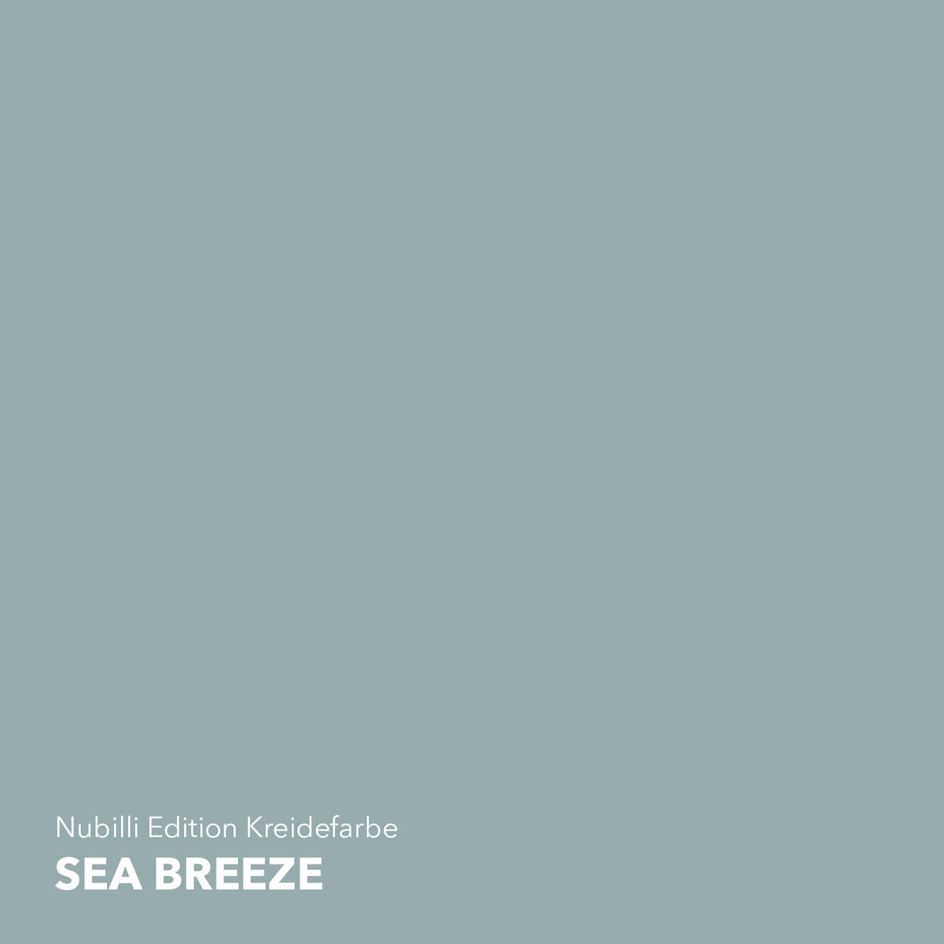Helles, pastelliges Grau-Blau Sea Breeze aus der Nubilli Edition