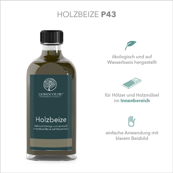 Holzbeize P43 Eigenschaften