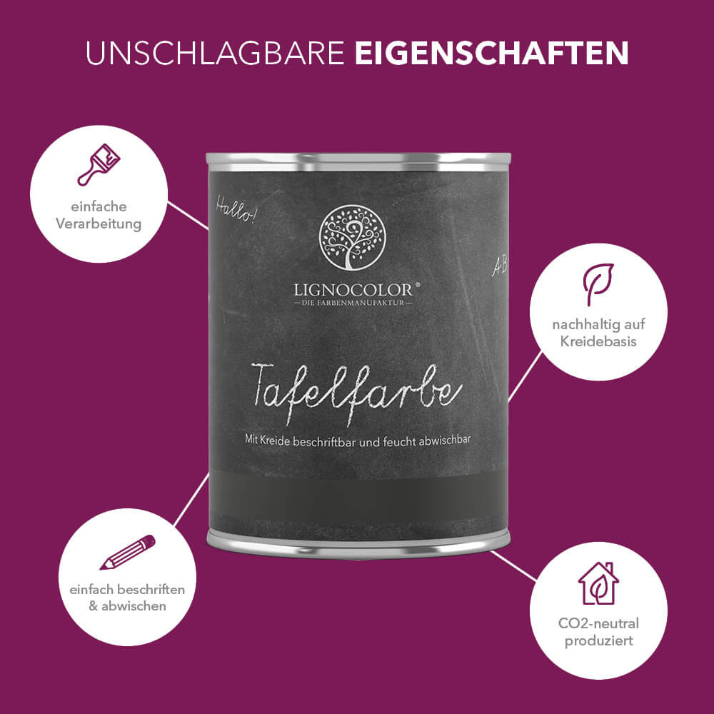 Tafelfarbe Pinky Eigenschaften