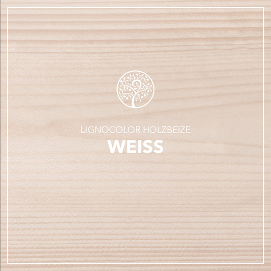 Holzbeize Weiß von Lignocolor